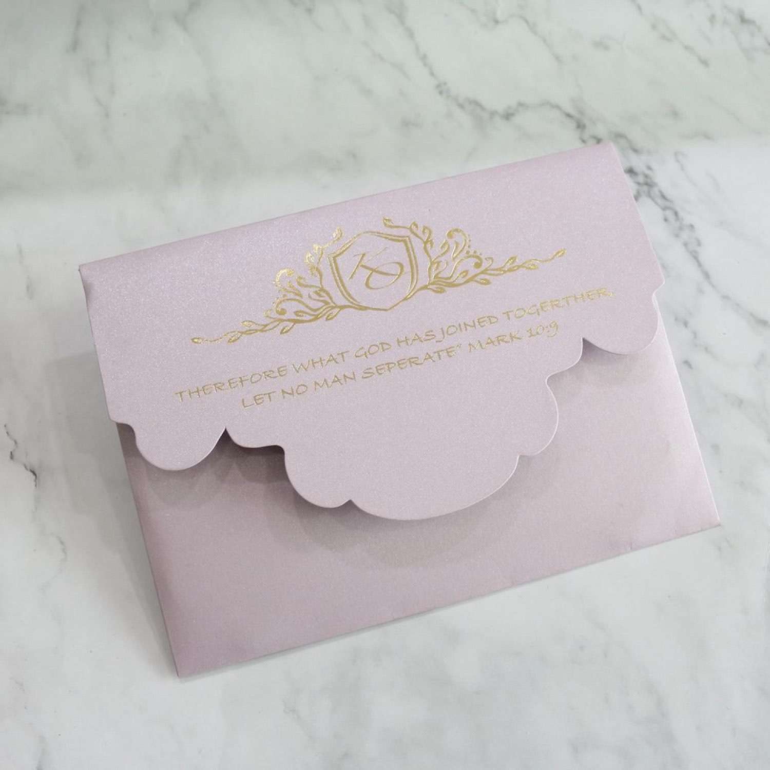 Gold Mirror Acrylic Invitation Card Wedding Supplies Slap-up Invitation Card